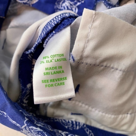 Lilly Pulitzer Palm‎ Beach Fit Shorts Sz 2 - Picture 6 of 8